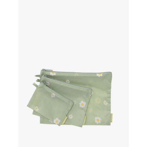 Compakt Zip Pouch Set - Daisy