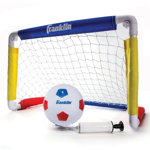 Franklin Kids' 24 in x 16 in x 16 in Soccer Goal with Ball and Pump