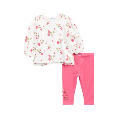 Camellia Rose Pullover & Leggings Set, 6-12M