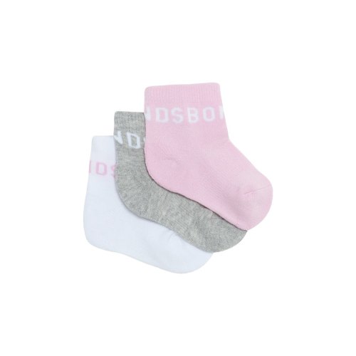 Buy Baby Active Quarter Crew Socks 3 Pack in Pink Pack Online | BONDS
