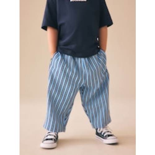 Buy Blue Navy Crepe Stripe Joggers (3mths-7yrs) from Next USA