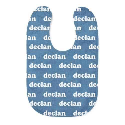 Personalized Baby Name Bib | Sapphire