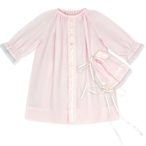 Original Daygown Set - Blessings Pink, Ecru Ribbon