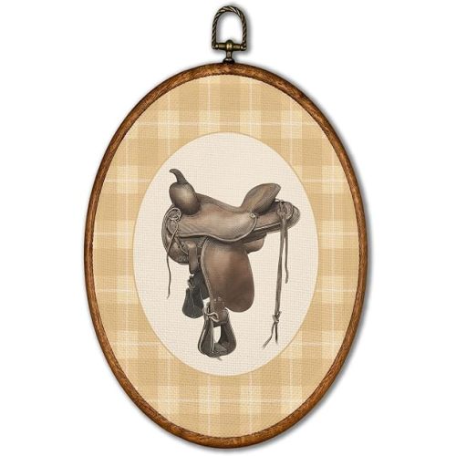 Vintage Horse Saddle Nursery Wall Art Decor