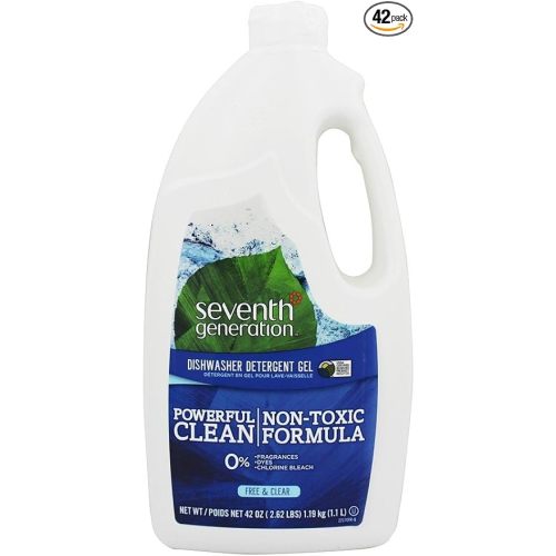 Seventh Generation Free & Clear Scent Gel Dishwasher Detergent 42 oz.