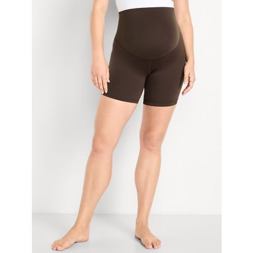 Maternity Full Panel StudioSmooth Biker Shorts -- 6-inch inseam