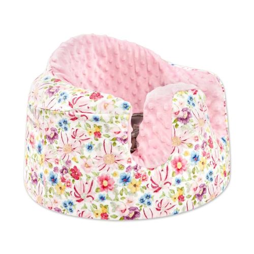 Seat Cover Compatible with Bumbo Seat, Soft and Breathable Baby Floor Seat Cover for Baby Boy & Girl (Cover Only), Colourful Floral
