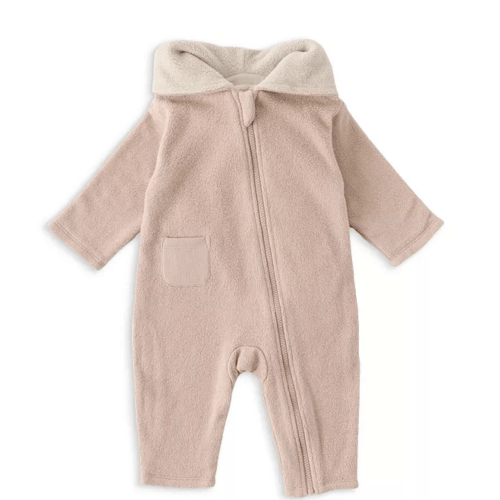 Unisex Teddy Fleece Coverall Suit 3-6M