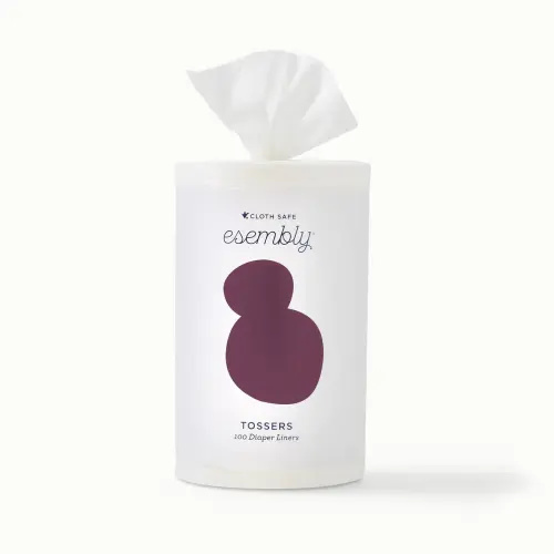 Disposable Biodegradable Cloth Diaper Liners - Esembly Baby