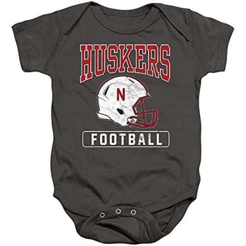 University of Nebraska Official Football Helmet Unisex Infant Snap Suit for Baby