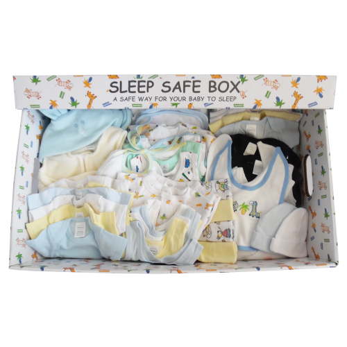 Boy 72 Piece Baby Starter Set Box