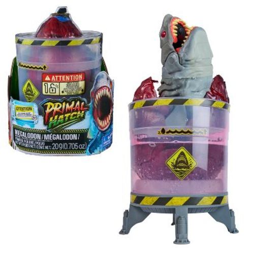 Primal Hatch Megalodon Interactive Hatching Egg Shark Toy Animal Figures