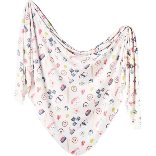 Copper Pearl Large Premium Knit Baby Swaddle Receiving Blanket Baja