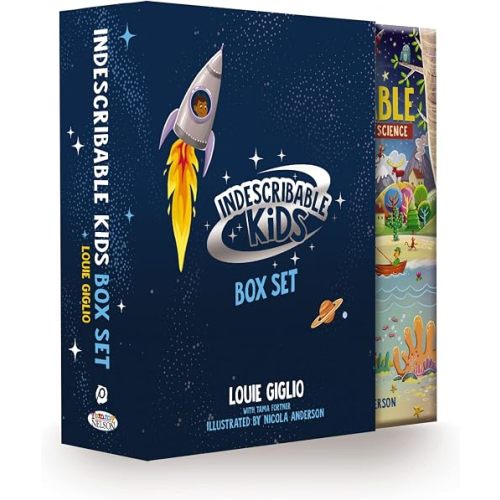Indescribable Kids Box Set with Poster (Indescribable, How Great Is Our God, The Wonder of Creation): Includes 3 Devotionals About God and Science!