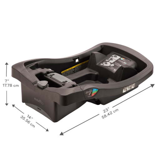Evenflo, Infant Car Seat Base, 30 lb, Rear-Facing Only