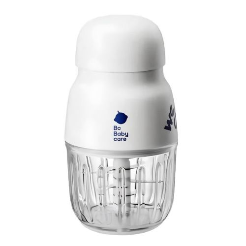 Bc Babycare Baby Toddler Food Maker Blender Portable Mini Glass Food Processor for Homemade Purees White