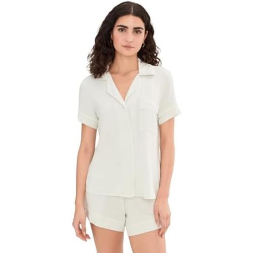 Eberjey Gisele Rib Relaxed Short PJ Set