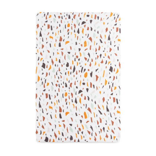 babyletto Terrazzo Muslin Mini Fitted Sheet | Wayfair
