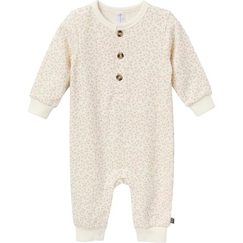 Modern Moments by Gerber unisex-baby Long Sleeve Long Leg Slouch Romper