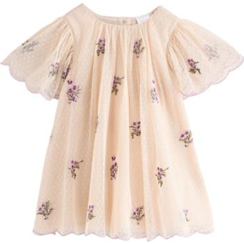 Kids' Dobby Mesh Party Dress