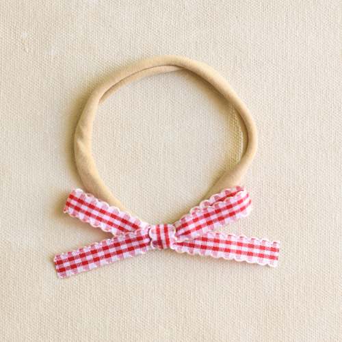 Petite Classic Bow Headband // Candy