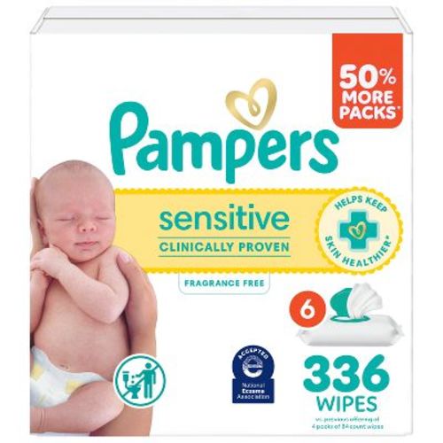 Pampers Sensitive Baby Wipes - 336ct