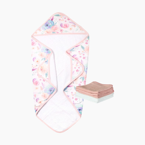 Copper Pearl Hooded Towel and Washcloth Set - Bloom