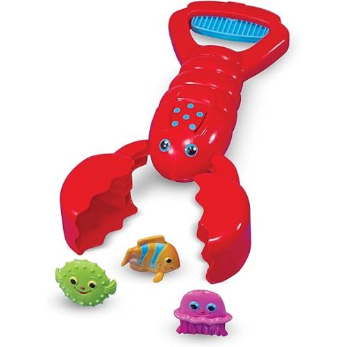 Melissa & Doug Sunny Patch Louie Lobster Claw Catcher - Grab-and-Squeeze Pool Toy