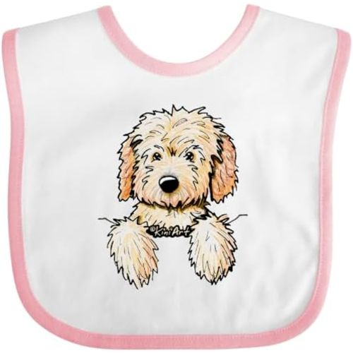 inktastic Pocket Goldendoodle Baby Bib - KiniArt