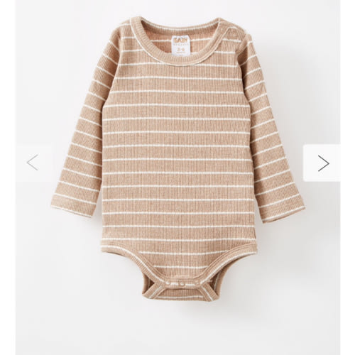 Organic Pointelle Long Sleeve Bubbysuit