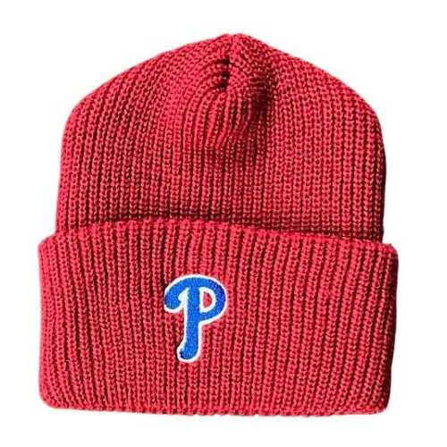 Baby Infant sized to fit Newborn-18 months Philly Phillies Red Knit Hat Cap