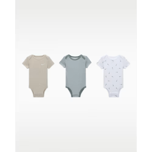 Nike Baby Essentials Baby (0-9M) Bodysuits (3-Pack). Nike.com
