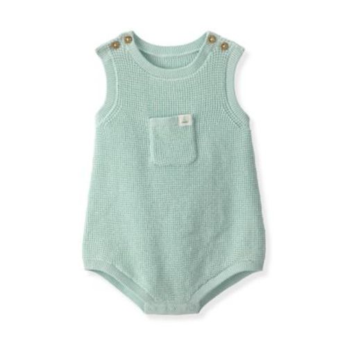 Baby Boys Crochet Romper
