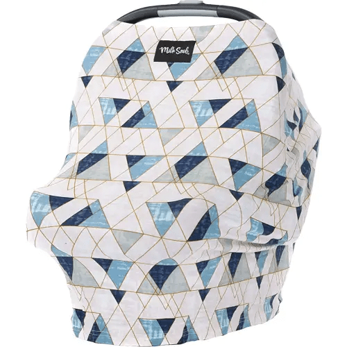 Milk Snob Original 5-in-1 Cover - Nursing Cover for Breastfeeding - Baby Car Seat Cover, Carseat Canopy & Stroller - Essential All-in-One Cover - Gift for Mom, Baby (Levi)