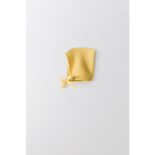 COTTON KNIT BONNET LIMITED EDITION - Yellow | ZARA United States