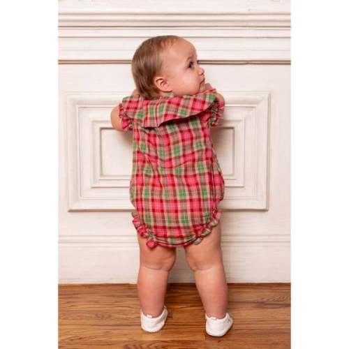 Baby Alice Romper in Rosewood Tartan - Ivy City Co | Maisonette