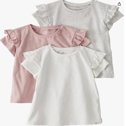 Little Planet by Carter's Unisex-Baby 3-Pack Tops Made with Organic Cotton