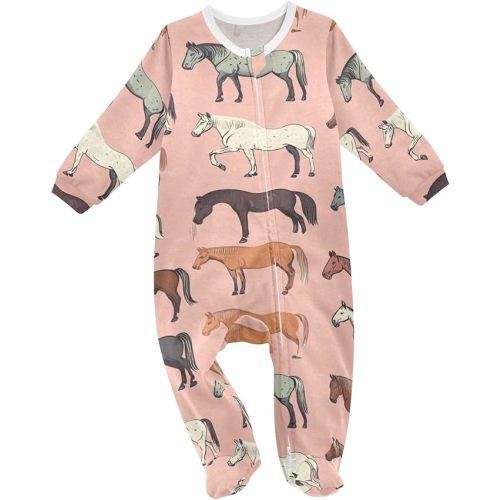 Baby Sleepers Newborn Baby One-Piece Footies for Girl Boy