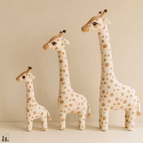 Boho Giraffe Plush Toy for Nursery Decor – Soft Stuffed Animal  Baby Shower, Christmas Gift, Toddler Hug Toy,