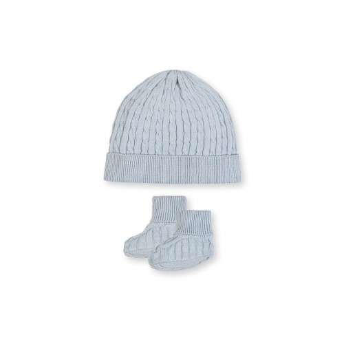 Organic Sweater Beanie and Bootie 2-Piece Set