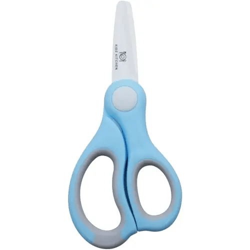 Durable Baby Food Scissors (Ceramic) (BLUE)