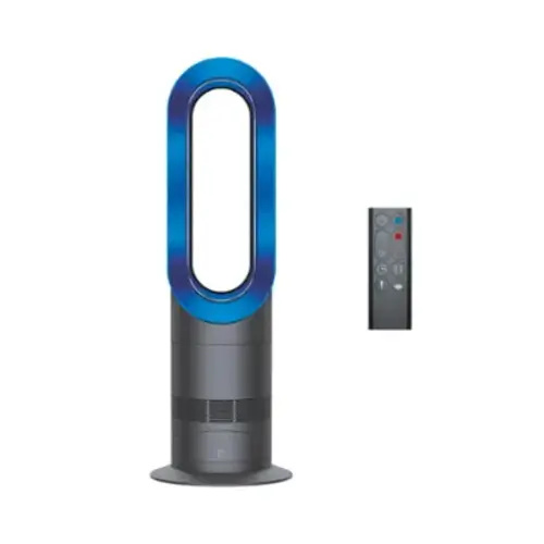 Dyson - Hot+Cool AM09 Tower, Heater and Fan - Iron/blue