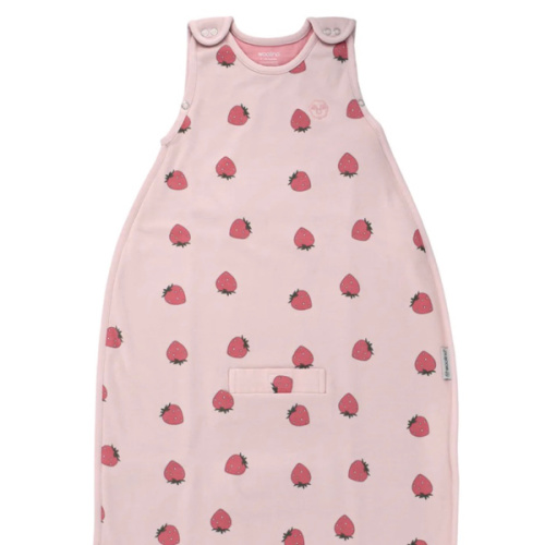 4 Season® Ultimate Baby Sleep Bag, Merino Wool & Organic Cotton, Strawberry