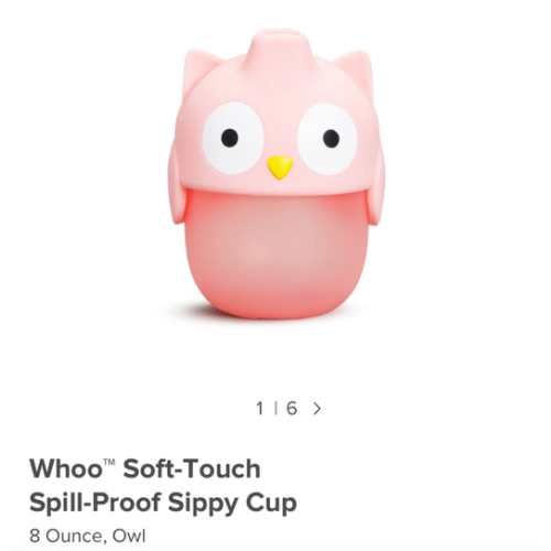 Whoo Soft-Touch Sippy Cup | Baby & Toddler Drinkware | Munchkin