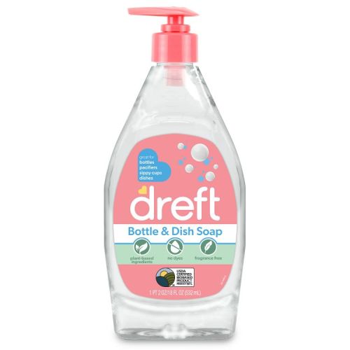 Dreft Bottle & Dish Soap Cleaner - 18 fl oz