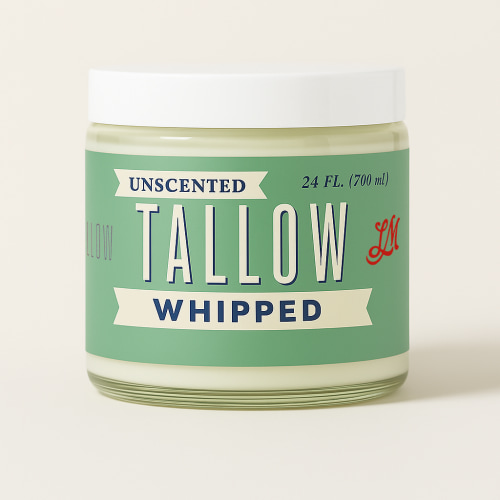 Unscented Whipped Tallow – Pure Beef Tallow Cream