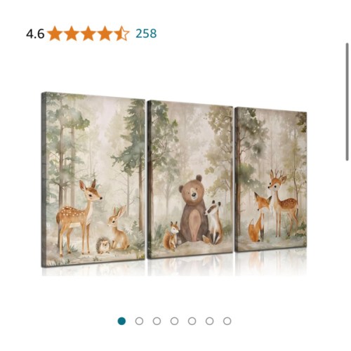 Amazon.com: MIZILI: Kids Room Wall Art