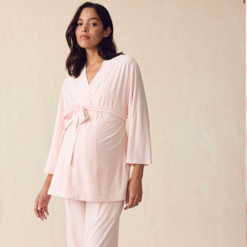 LAKE | Women | DreamModal® Pajamas | Fog Maternity Kimono Bundle