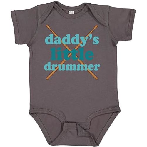 inktastic Daddy's Little Drummer Baby Bodysuit
