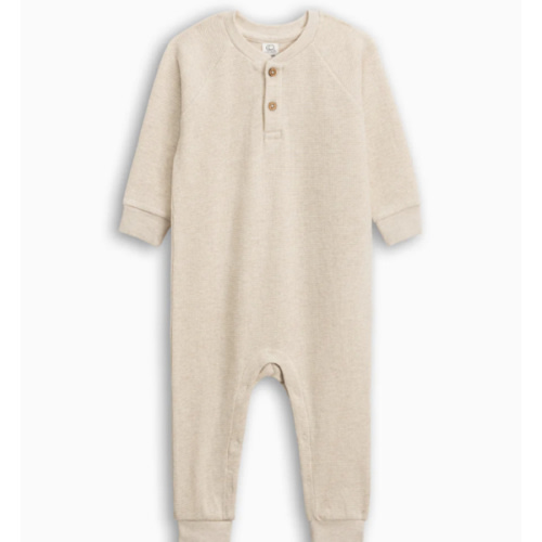 Crosby Waffle Knit Henley Romper